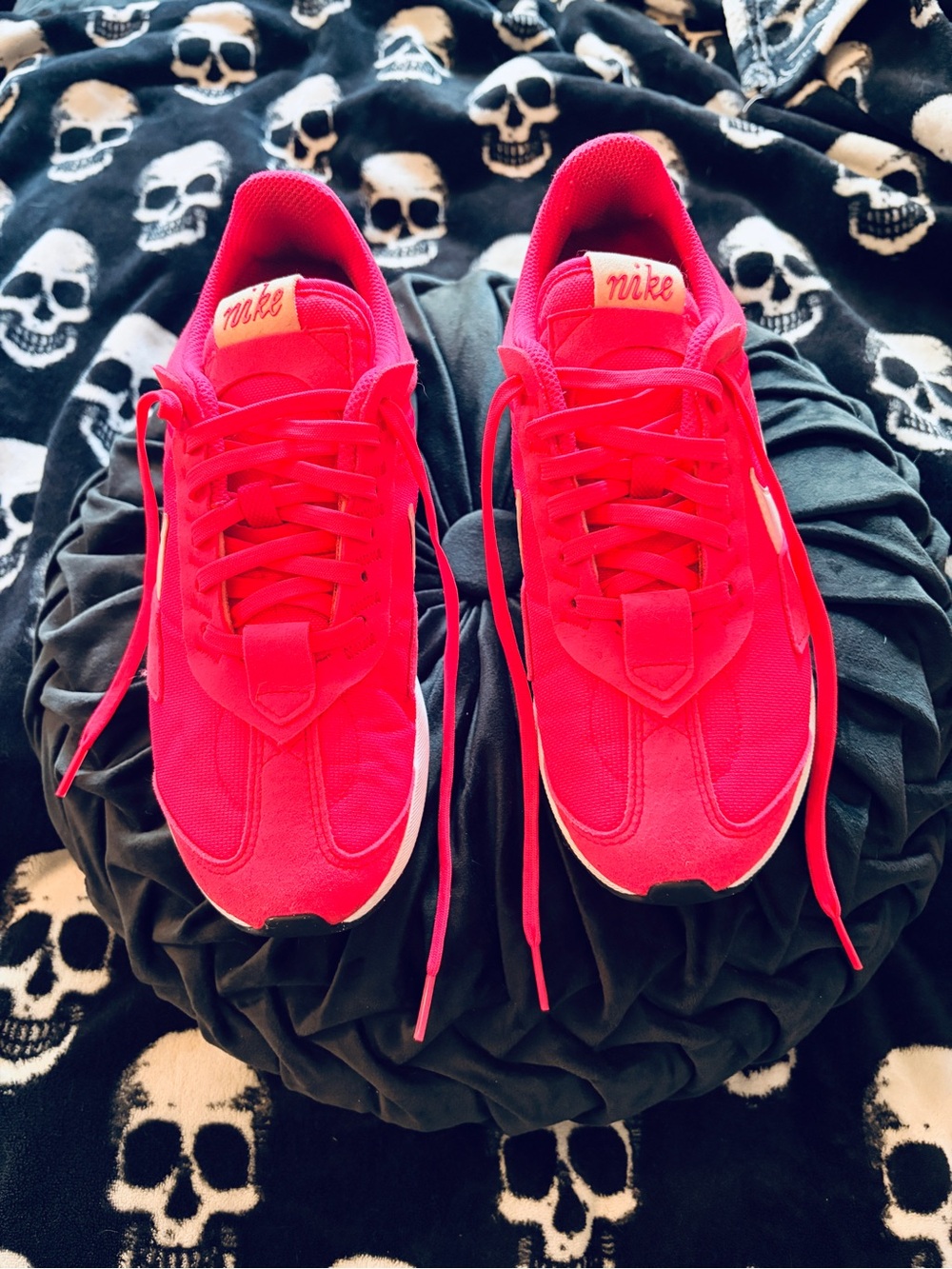 Nike Hot Pink Low-Top Sneakers